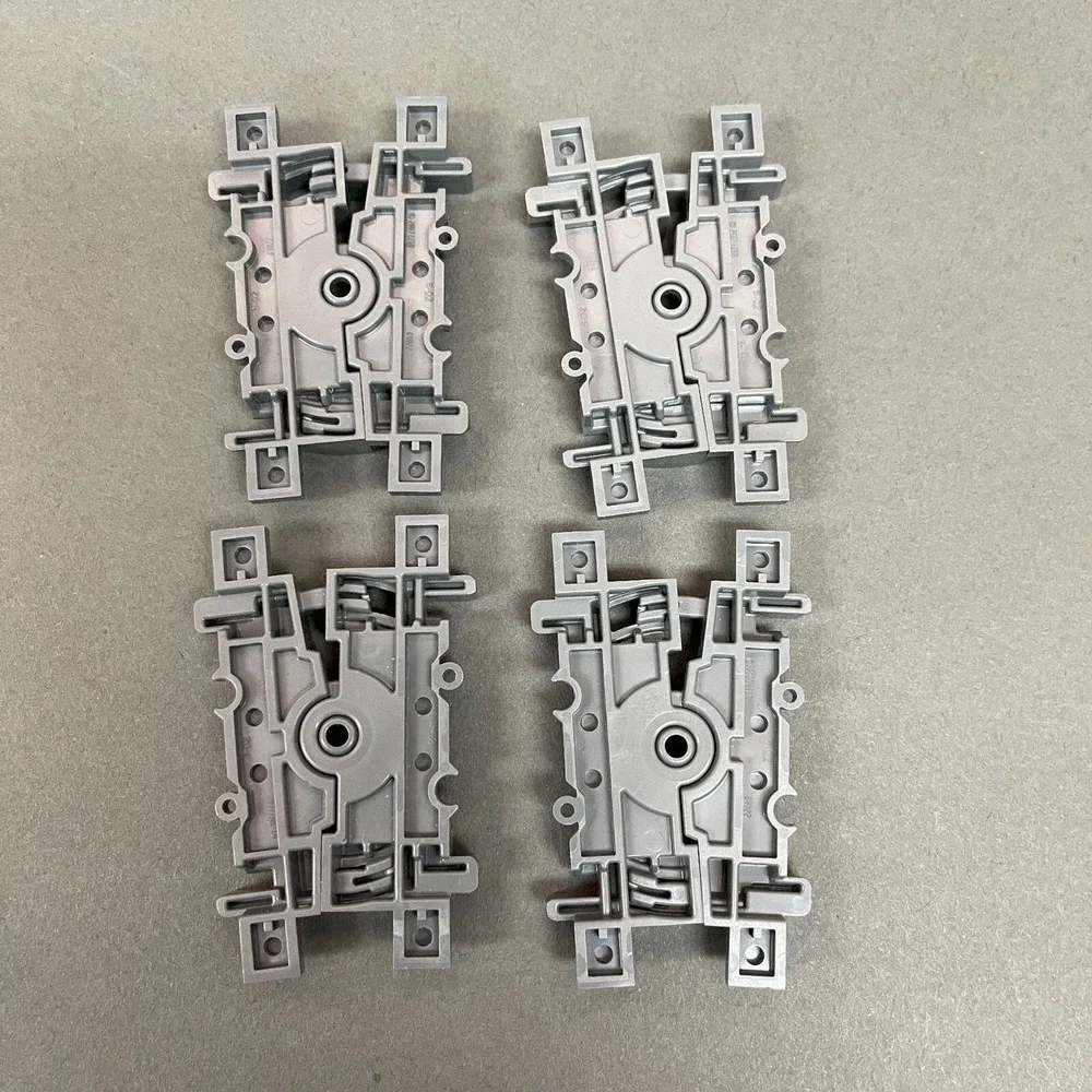 Lego Train Track Connectors 64022 Gray Replacement Parts Pieces Lot of 4